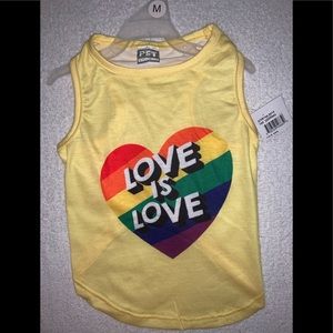 Pet Spirit Medium Dog Yellow 🌈Love Is Love🌈Tank